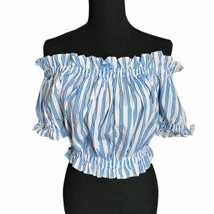 Forever 21 Women’s Cropped Top Blouse Size small